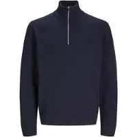 Jack & Jones Kids Jprblamilano Stitch Knit Half Zip Jnr - Navy - 140