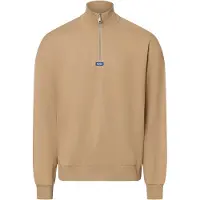 HUGO Neeler 10249110 Blue Collegepaita Puolivetoketjulla