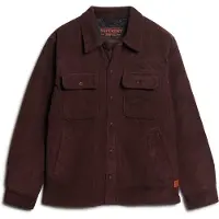 Superdry for man. M4010827A Corduroy jacket Surplus burgundy (XXL), Casual, Cotton
