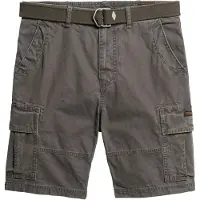 Superdry for man. M7110434A Cargo shorts Heavy grey (28), Casual, Cotton