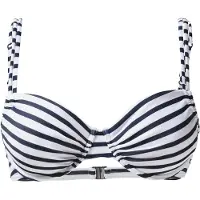 Venice beach Bikinitoppi 'Summer' laivastonsininen / valkoinen