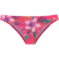 LASCANA Bikinihousut tummanvihreä / vaaleanpunainen