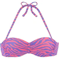 Venice beach Bikinitoppi tummanvioletti / vaaleanpunainen