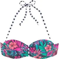 Venice beach Bikinitoppi yönsininen / vihreä / lila / vaaleanpunainen