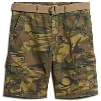 Superdry for man. M7110434A Cargo Shorts Heavy green (32), Casual, Camouflage, Cotton