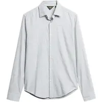 Superdry for man. M4010710A Cotton long sleeve grey dress shirt (M), Casual
