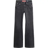 Superdry for woman. W7010797A Flared mid-rise skinny jeans black (30/30), Casual, Denim, Organic Cotton, Sustainable