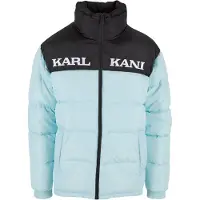 Karl kani Talvitakki 'Retro Essential' vaaleansininen / musta / valkoinen