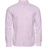 Superdry Cotton L/S Oxford Shirt - Pink - S