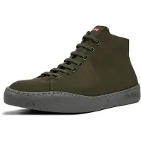 Camper for man. K300270-014 Peu Touring green shoes (43), Fabric, Flat, Laces, Casual