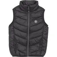 Color Kids Waistcoat Quilted, Packable - Black - 122