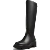 Camper for woman. K400659-001 Leather boots Milah black (36), 5 to 8 cm, None, Classic