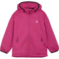 Color Kids Toiminnallinen takki tumma pinkki / valkoinen