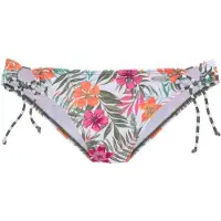 Venice beach Bikinihousut vaaleansininen / oliivi / vaaleanpunainen / valkoinen