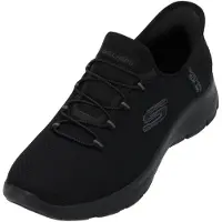 SKECHERS Matalavartiset tennarit 'Summits - Diamond Dream' tummanharmaa / musta