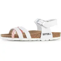 Bayton Sandaalit 'Hestia' ruskea / vaalea pinkki / musta / valkoinen