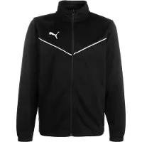 Puma Urheilutakki 'TeamRise' musta / valkoinen