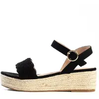 Celena Sandaalit 'Clementine' beige / musta