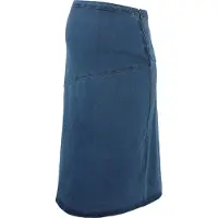 Mamalicious Mlpine Denim Uk Skirt - Blue - XL