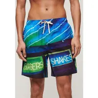 Superdry Photographic 17 Swim Short - Multi/patterned - XXL