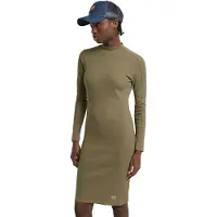 G-Star Ergonomic Slim Rib Dress - Green - Women