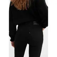 Levi's 725 High Rise Bootcut Midnight - Black - 24 x 30