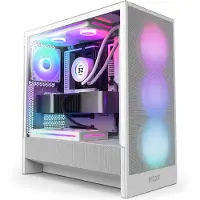 NZXT H5 Flow RGB 2024 PC-kotelo (valkoinen)