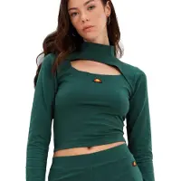 Ellesse Leilah Crop Pitkähihainen Korkeakauluksinen T-paita
