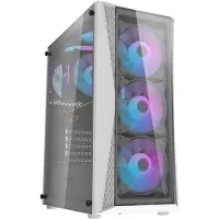 Darkflash DK352 Plus computer case (black and white) + 4 ARGB fans