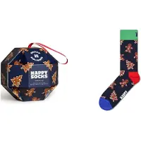 Happy socks 1-Pack Gingerbread Cookies Socks Gift Set - Navy - 41-46