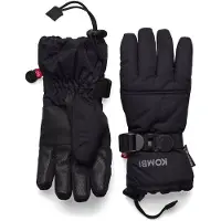 Kombi Kids' Everyday Junior Mittens Black Lasketteluhanskat M