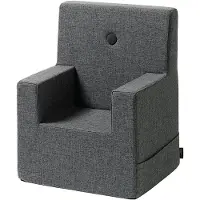 By KlipKlap Nojatuoli - Kids Chair XL - Blue Grey w. Grey - - OneSize - Tuolit