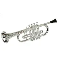 Music Trumpet 4 Keys - Silver - ONE SIZE