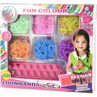Robetoys Loom Bands W Tools Diy 1200Pcs - Multi/patterned - ONE SIZE