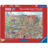 Ravensburger Amsterdam 1000P - Multi/patterned - ONE SIZE