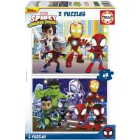 Educa 2X48 Spidey & His Amazing Friends - Multi/patterned - ONE SIZE