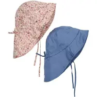 En fant Summer Hat W. String 2-Pack - Multi/patterned - 6-12MD
