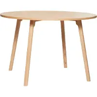 Hubsch Ground ruokapöytä pyöreä Ø115 cm Luonto