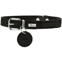 Hunter - Hundhalsband Aalborg Svart 32 - Halsmått 24-29cm - Koirat - Kaulapannat