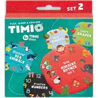 Timio Disc Set 2 - Numbers, Nursery Rhymes, Sea Animals, Shapes And Fruits - Multi/patterned - ONE SIZE
