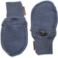 Mikk-Line Wool Mittens - Blue - 74/80