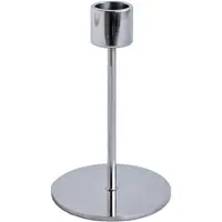 Cooee Design Candlestick 13Cm - Silver - ONE SIZE 9
