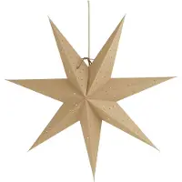 Watt & Veke Stella adventtitähti beige Ø 60 cm