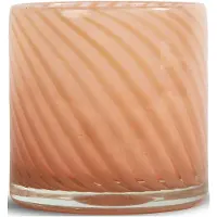 By On Calore kynttilälyhty-maljakko M Ø15 cm Vaaleanpunainen-beige