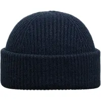 Selected Slmmason Merino Sailor Wool Beanie - Navy - ONE SIZE