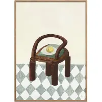 THE POSTER CLUB Tpc X Isabelle Vandeplassche - Chair With Fruit - Multi/patterned - 70X100CM