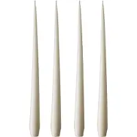 Ester & Erik -kynttilä, 4-pakkaus matta ivory, 32 cm