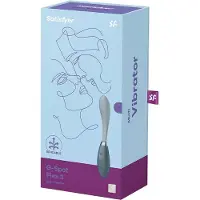 Satisfyer - G-piste vibraattori - taipuisa - ladattava - harmaa