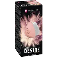 Mystim Heart's Desire - Klitoriskiihotin, kukan muotoinen, laadukas, ladattava, pinkki-valkoinen