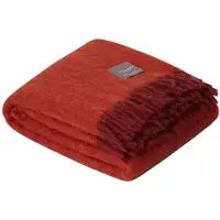 Stackelbergs Mohair Viltti Rullattu Hapsu 130x170 Cm Fired Earth / - Huovat & Peitteet Villa Jaffa Melange - 4167
